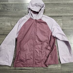 Nike | Mauve Hooded Athletic Lightweight Jacket